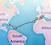 18 Night Marseille to Miami cruise