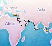 38 Night Singapore to Athens cruise