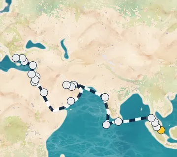 38 Night Singapore to Athens cruise