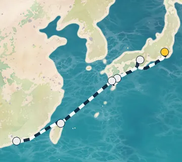 8 Night Tokyo to Hong Kong cruise