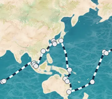 100 Night London to Miami cruise