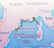 7 Night Barcelona to Monte Carlo cruise