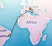 17 Night Venice to Salvador cruise