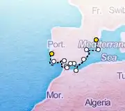 14 Night Barcelona to Lisbon cruise
