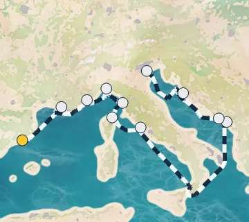 12 Night Barcelona to Venice cruise
