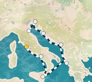 7 Night Rome to Ravenna cruise
