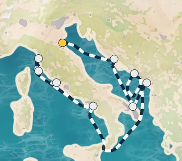 11 Night Ravenna to Rome cruise