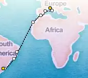 20 Night Portofino to Buenos Aires cruise