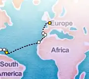 21 Night Paris to Fort-de-France cruise