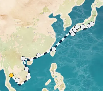 28 Night Bangkok to Tokyo cruise