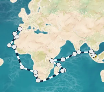 56 Night Singapore to Lisbon cruise