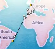 24 Night London to Rio cruise