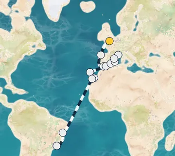 24 Night London to Rio de Janeiro cruise