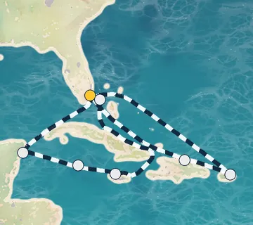 14 Night Miami to Miami cruise
