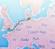 3 Night London to Kiel cruise