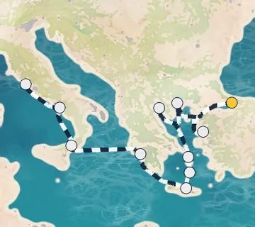 10 Night Istanbul to Rome cruise