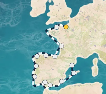 14 Night Paris to Barcelona cruise