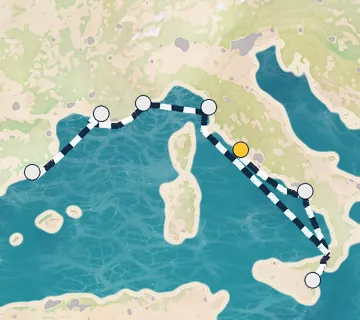 7 Night Rome to Barcelona cruise