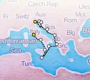 10 Night Venice to Rome cruise