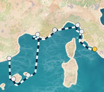 10 Night Rome to Barcelona cruise
