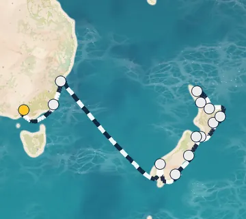 16 Night Melbourne to Auckland cruise