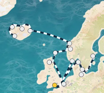 22 Night London to Reykjavik cruise
