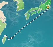 4 Night Tokyo to Taipei cruise