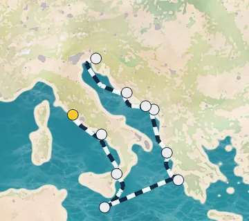 11 Night Rome to Trieste cruise