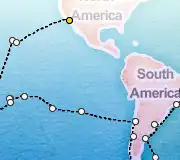 90 Night Marseille to Los Angeles cruise