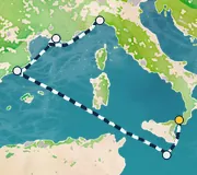 5 Night Messina to Portofino cruise