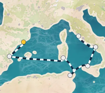 7 Night Barcelona to Rome cruise
