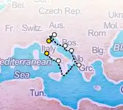 7 Night Ravenna to Rome cruise