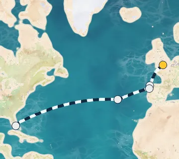 12 Night London to Miami cruise