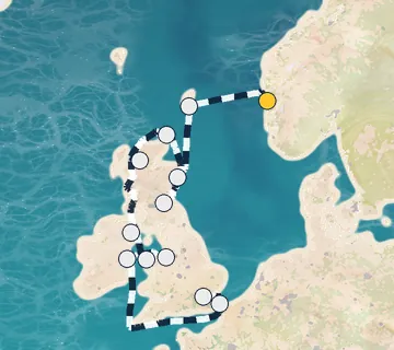 14 Night Bergen to Greenwich cruise