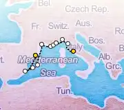 10 Night Barcelona to Rome cruise