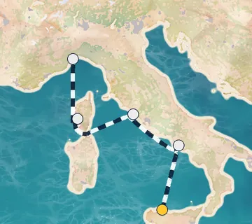 4 Night Palermo to Savona cruise