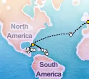 33 Night Miami to London cruise
