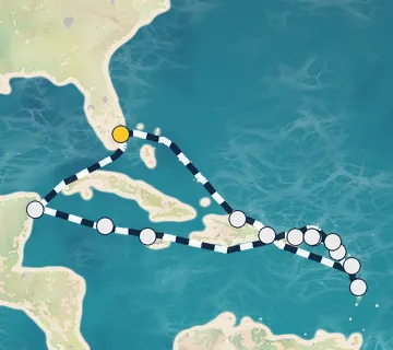 17 Night Fort Lauderdale to Fort Lauderdale cruise