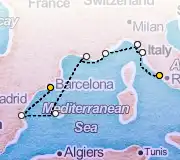 7 Night Rome to Barcelona cruise