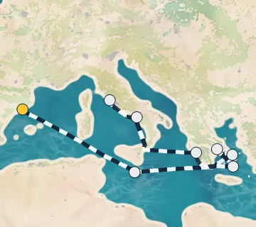 10 Night Barcelona to Rome cruise