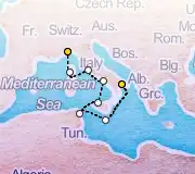 7 Night Taranto to Savona cruise