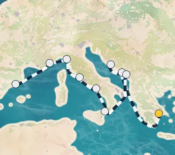 12 Night Athens to Barcelona cruise