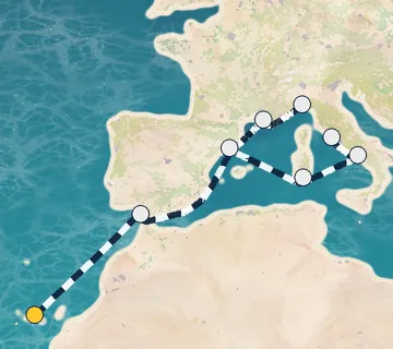 12 Night Tenerife to Rome cruise