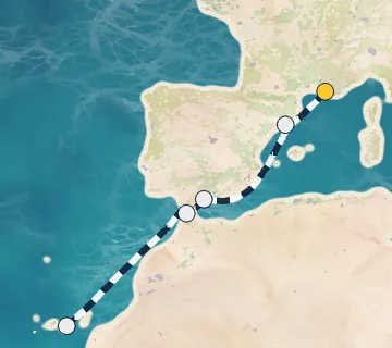 6 Night Marseille to Las Palmas cruise