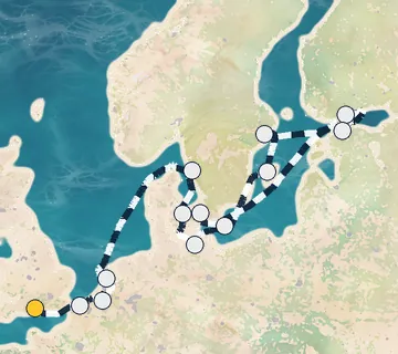 14 Night London to Copenhagen cruise