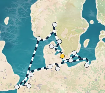 7 Night Copenhagen to London cruise