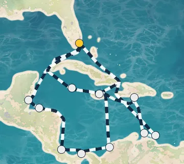 21 Night Miami to Miami cruise