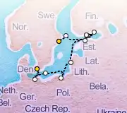 11 Night Copenhagen to Stockholm cruise