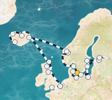 34 Night Copenhagen to London cruise