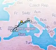 7 Night Marseille to Marseille cruise